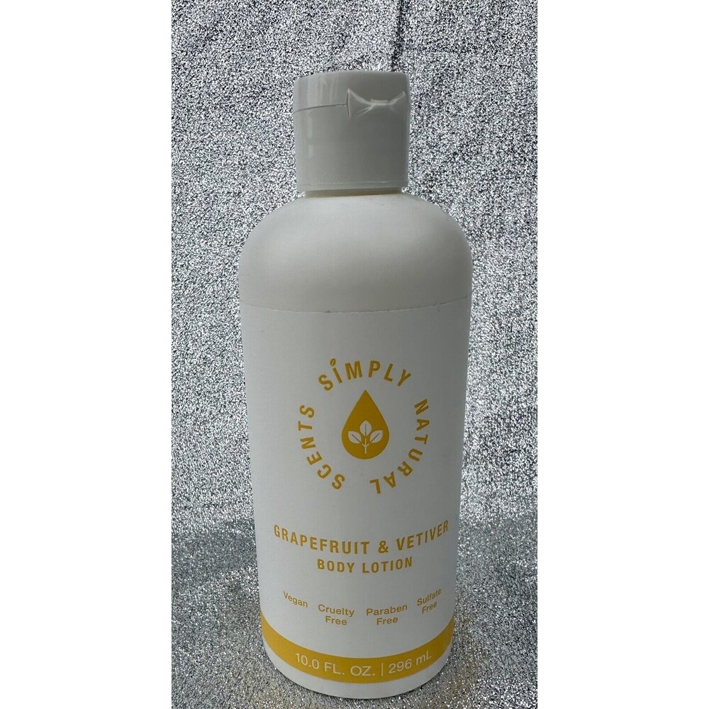Simply Natural Scents Body Lotion 10-oz vegan paraben free: Grapefruit & Vetiver